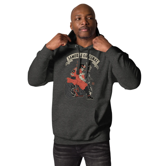 Samurai Choppers Biker Japanese Ukiyo-e Unisex Hoodie - Samurai Original