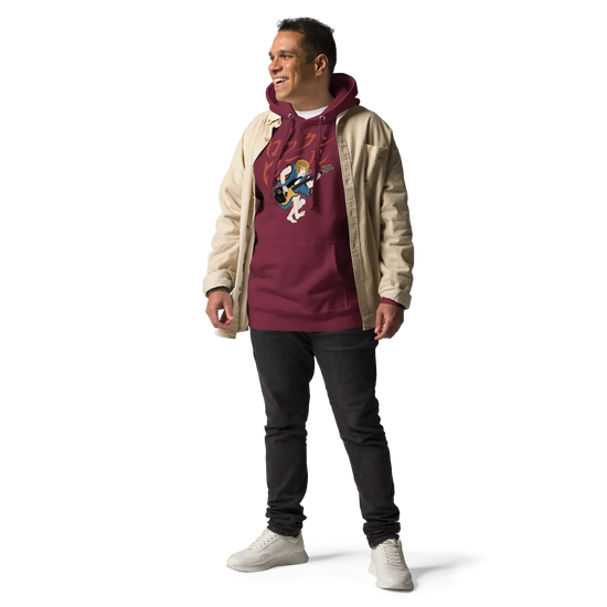 Bassist Samurai Japanese Ukiyo-e Unisex Hoodie 11 -