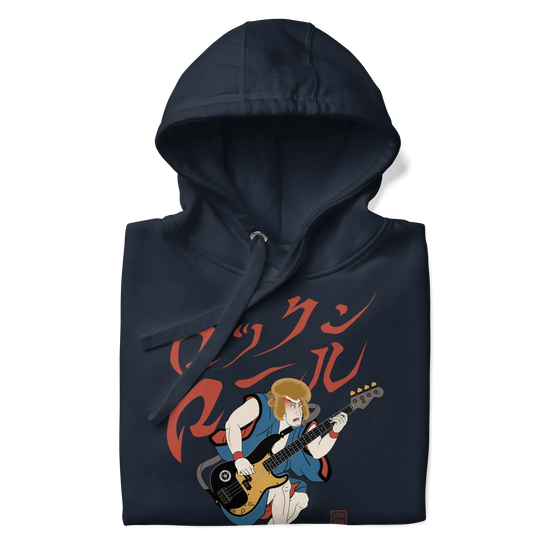 Bassist Samurai Japanese Ukiyo-e Unisex Hoodie 11 -