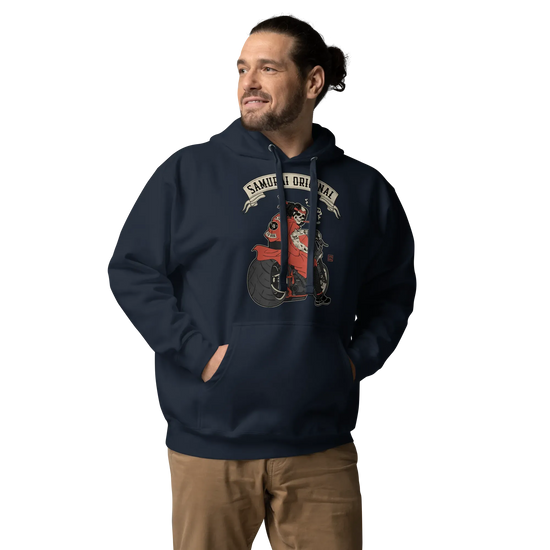 Samurai Choppers Biker Japanese Ukiyo-e Unisex Hoodie - Samurai Original