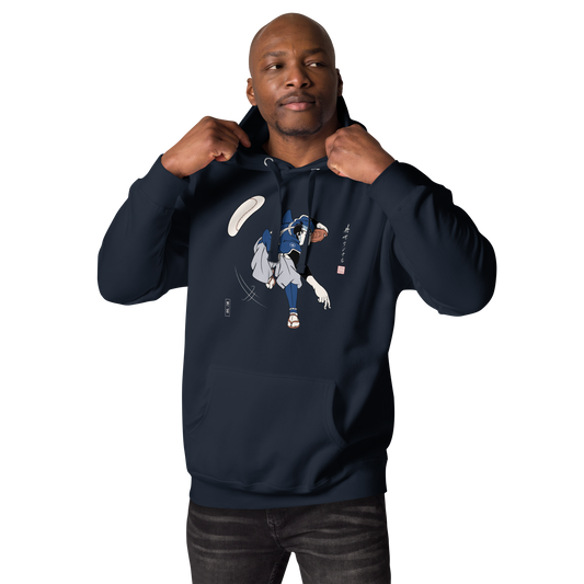Samurai Baseball Japanese Ukiyo-e Unisex Hoodie No.5 - Samurai Original