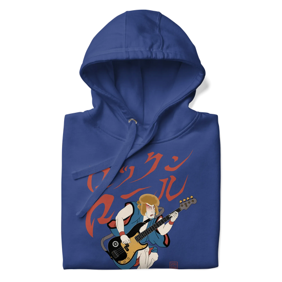 Bassist Samurai Japanese Ukiyo-e Unisex Hoodie 11 -