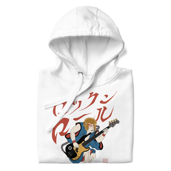 Bassist Samurai Japanese Ukiyo-e Unisex Hoodie 11 -
