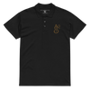 Japanese Custom Name Lucky Gourd Crest Premium pique polo shirt
