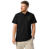 Japanese Custom Name Lucky Gourd Crest Premium pique polo shirt
