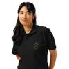 Japanese Custom Name Lucky Gourd Crest Premium pique polo shirt