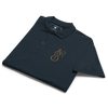 Japanese Custom Name Lucky Gourd Crest Premium pique polo shirt