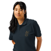 Japanese Custom Name Lucky Gourd Crest Premium pique polo shirt