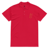 Japanese Custom Name Lucky Gourd Crest Premium pique polo shirt