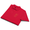 Japanese Custom Name Lucky Gourd Crest Premium pique polo shirt
