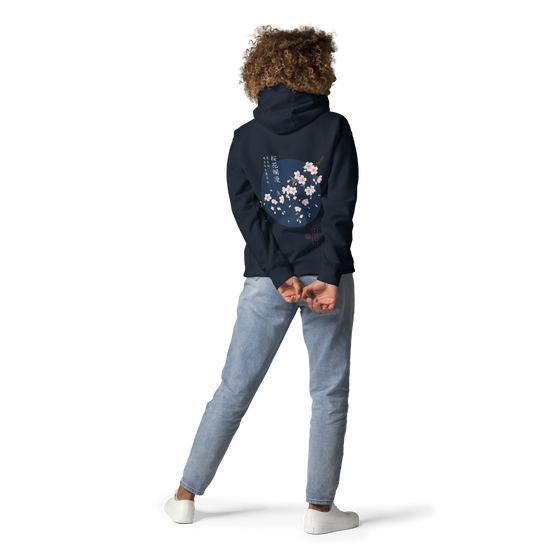 Sakura Blossom Ukiyo-e Unisex Hoodie - Samurai Original
