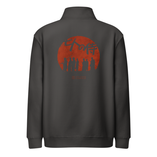 The Seven Samurai Japanese Art Premium 1/4 Zip Sweatshirt Smoke - Samurai Original