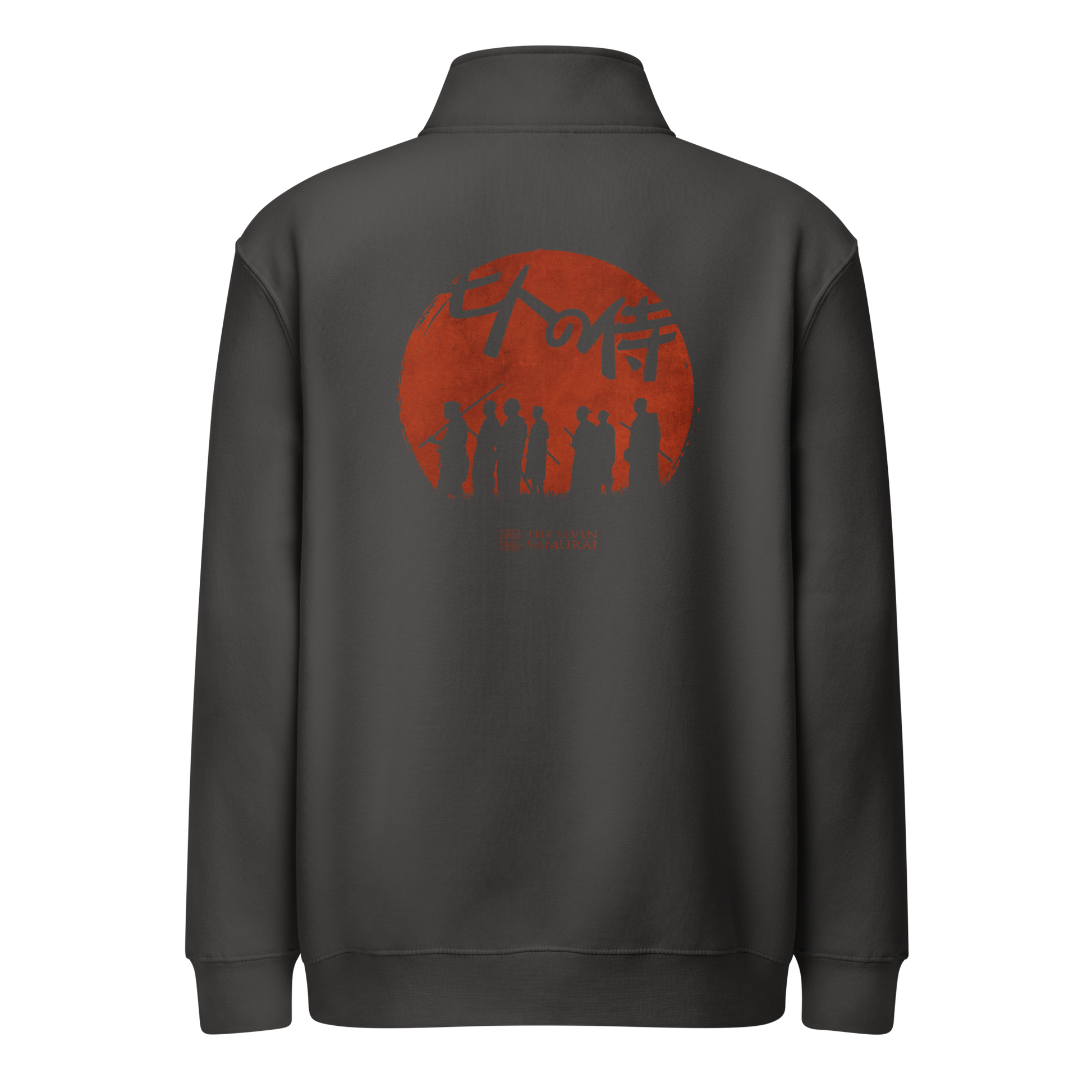 The Seven Samurai Japanese Art Premium 1/4 Zip Sweatshirt Smoke - Samurai Original