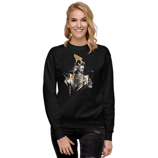The Kagemusha Sumi-e Japanese Art Unisex Premium Sweatshirt - Samurai Original