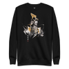 The Kagemusha Sumi-e Japanese Art Unisex Premium Sweatshirt Black - Samurai Original