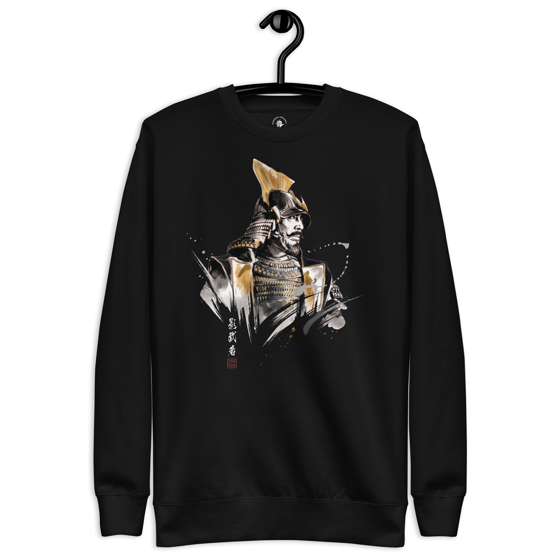 The Kagemusha Sumi-e Japanese Art Unisex Premium Sweatshirt - Samurai Original