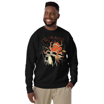 Octopus drummer Unisex Premium Sweatshirt