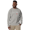 Japanese Custom Name Embroidery Unisex Premium Sweatshirt - Samurai Original