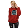 Moonlit Cats Ukiyo-e Unisex Premium Sweatshirt