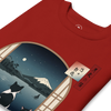 Moonlit Cats Ukiyo-e Unisex Premium Sweatshirt