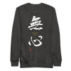 MUSHIN-The Masters Essence Unisex Premium Sweatshirt Charcoal Heather - Samurai Original