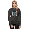 Moonlit Cats Ukiyo-e Unisex Premium Sweatshirt