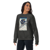 Samurai Skiing Ukiyo-e Unisex Premium Sweatshirt - Samurai Original