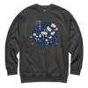 Sakura Blossom Ukiyo-e Unisex Premium Sweatshirt Charcoal Heather - Samurai Original
