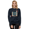 Moonlit Cats Ukiyo-e Unisex Premium Sweatshirt