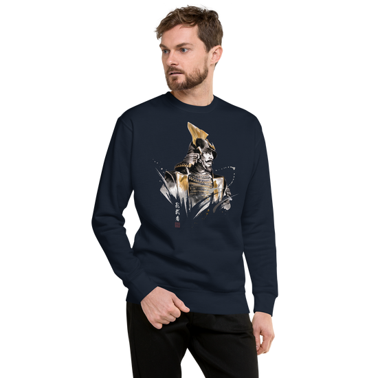 The Kagemusha Sumi-e Japanese Art Unisex Premium Sweatshirt - Samurai Original