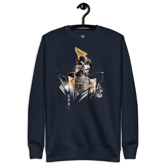 The Kagemusha Sumi-e Japanese Art Unisex Premium Sweatshirt - Samurai Original