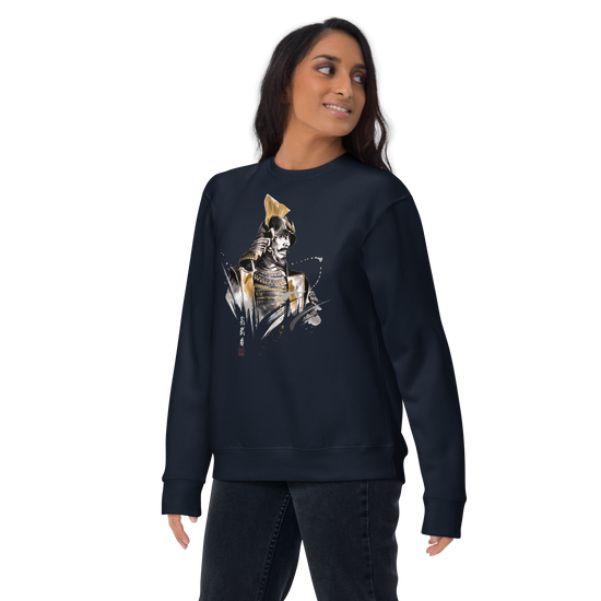 The Kagemusha Sumi-e Japanese Art Unisex Premium Sweatshirt - Samurai Original