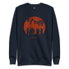 The Seven Samurai Japanese Art Unisex Premium Sweatshirt Navy Blazer - Samurai Original