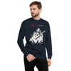 Ronin Guitar Blues Japanese Art Unisex Premium Sweatshirt - Samurai Original