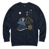Bonsai Skeleton Ukiyo-e Unisex Premium Sweatshirt