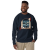 Moonlit Cats Ukiyo-e Unisex Premium Sweatshirt