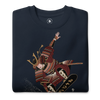 Samurai Snowboard Ukiyo-e Unisex Premium Sweatshirt