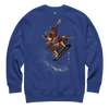 Samurai Snowboard Ukiyo-e Unisex Premium Sweatshirt