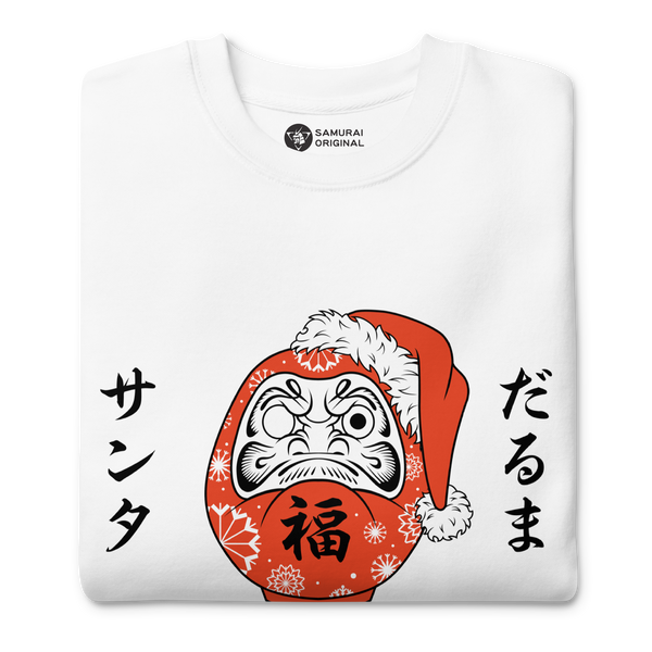 Santa Daruma Japanese Ukiyo-e Unisex Premium Sweatshirt