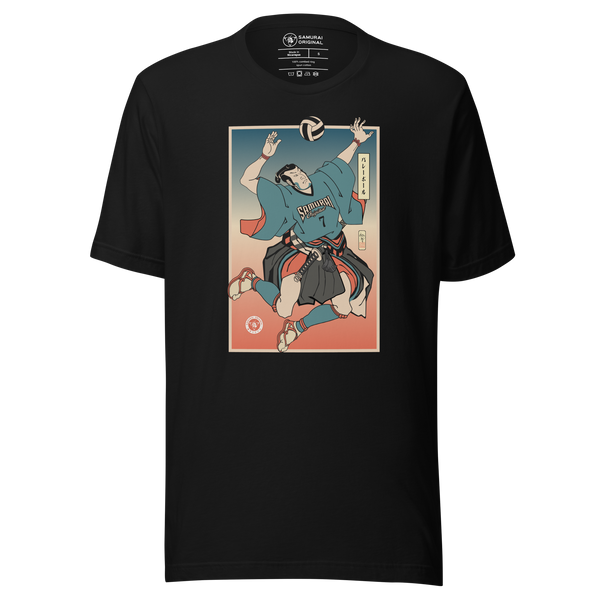 Samurai Volleyball Sport Ukiyo-e Unisex T-Shirt