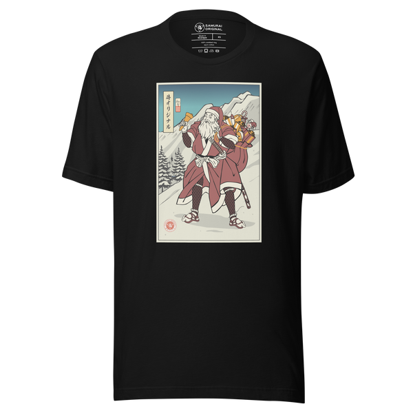 Samurai Santa Claus Merry Christmas Ukiyo-e Funny Unisex T-Shirt
