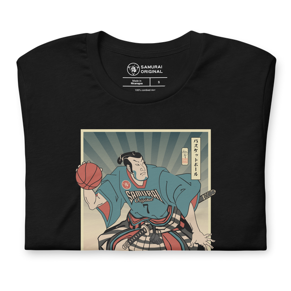 Samurai Basketball Player 2 Sport Ukiyo-e Unisex T-Shirt