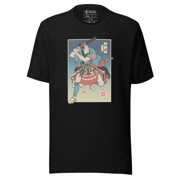 Samurai Baseball Player Sport Ukiyo-e Unisex T-Shirt