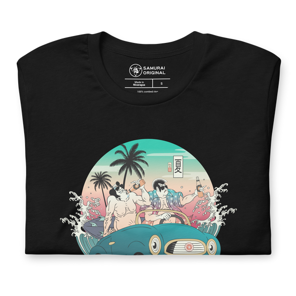 Samurai and Summer Party Ukiyo-e Unisex T-shirt