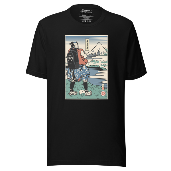 Samurai Traveler Ukiyo-e Unisex T-Shirt