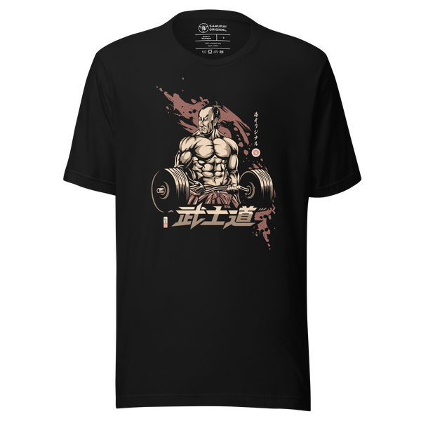 Samurai Bodybuilding Gym Ukiyo-e Unisex T-Shirt