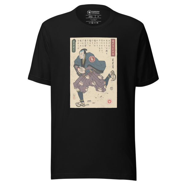 Samurai Rugby Sport Ukiyo-e Unisex T-Shirt