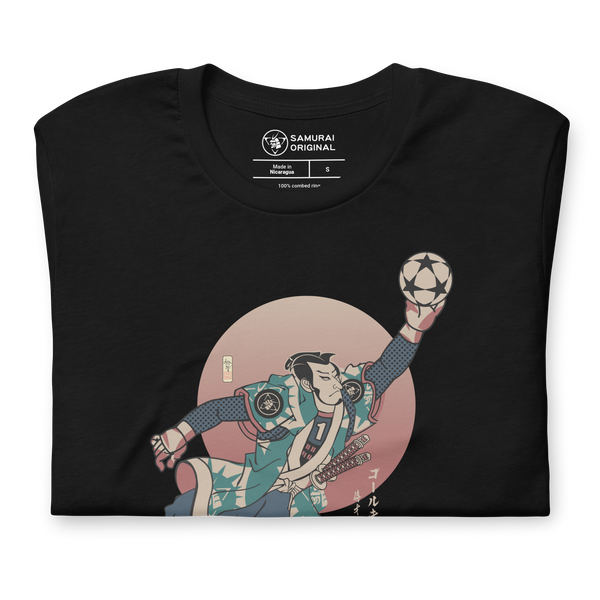 Samurai Goalkeeper Football Player Ukiyo-e Unisex T-Shirt
