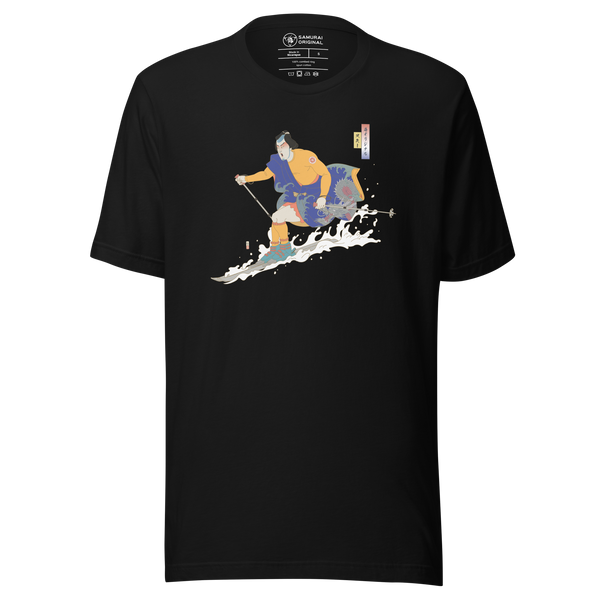 Samurai Ski Ukiyo-e-3 Unisex T-shirt