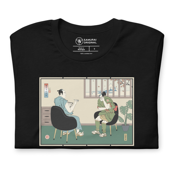 Samurai Psychologist Ukiyo-e Unisex T-shirt - Samurai Original